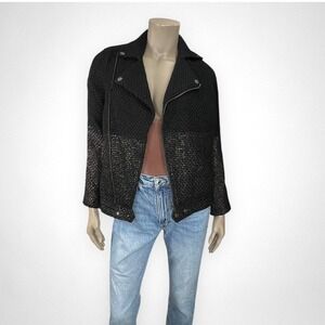 RVCA Black Gold Moto Jacket XS